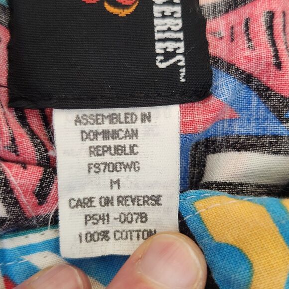 Vintage Frontier Series Button Down Shirt Mens Medium Aztec Southwestern Western - Picture 7 of 9